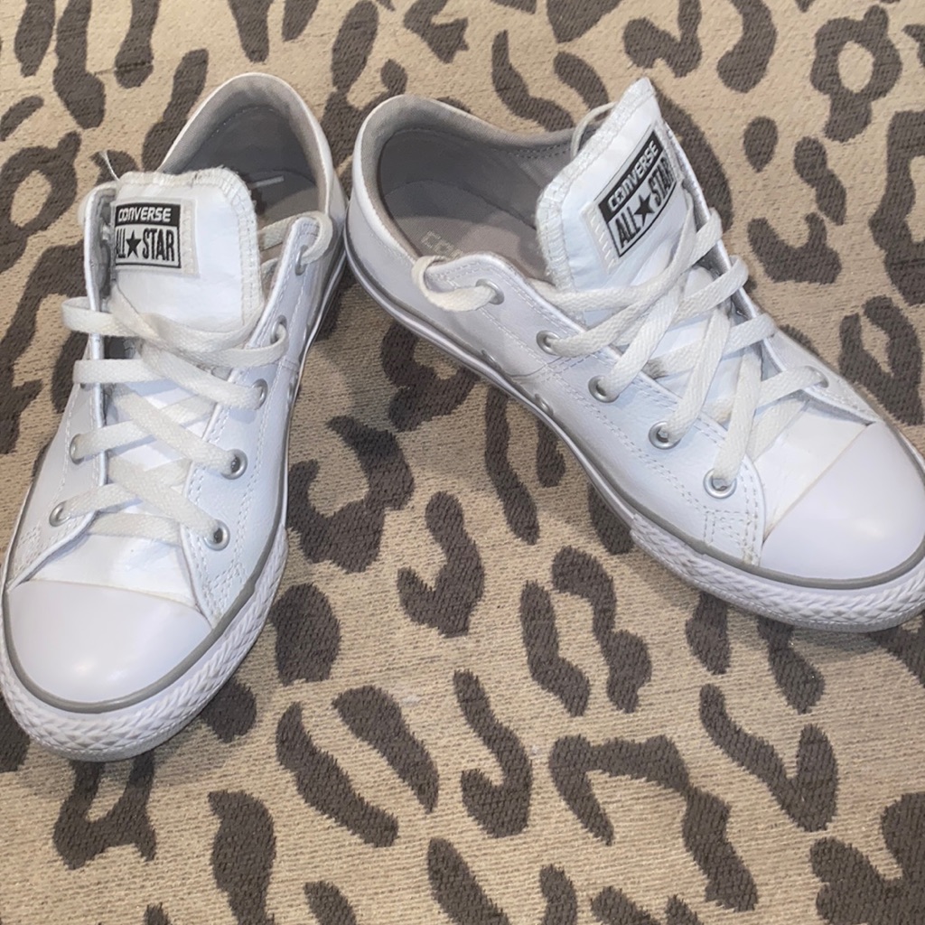 All White Converse